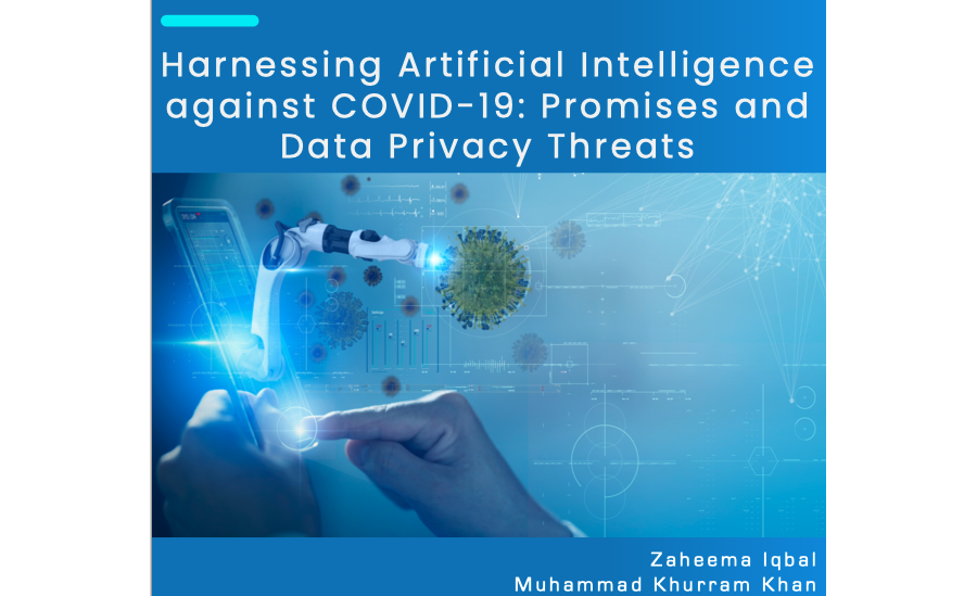 Harnessing Artificial Intelligence against COVID-19: Promises and Data Privacy Threats